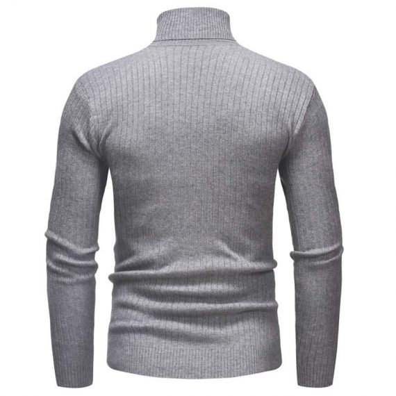 black mens turtleneck pollover sweater