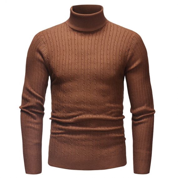 red turtleneck sweater mens pullover winter coat