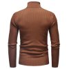 red turtleneck sweater mens pullover winter coat