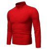 red turtleneck sweater mens pullover winter coat