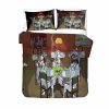 Rick And Morty Bed Set Three Pieces