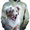Cute Dog Print Hoodie For Men And Women