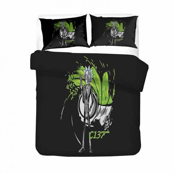 Rick And Morty Bed Set 3D Print Duvet Cover
