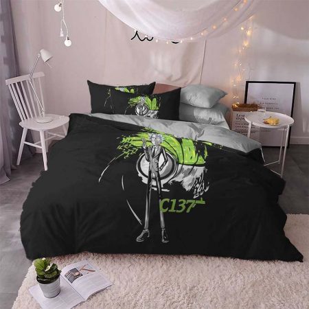 Rick And Morty Bed Set 3D Print Duvet Cover