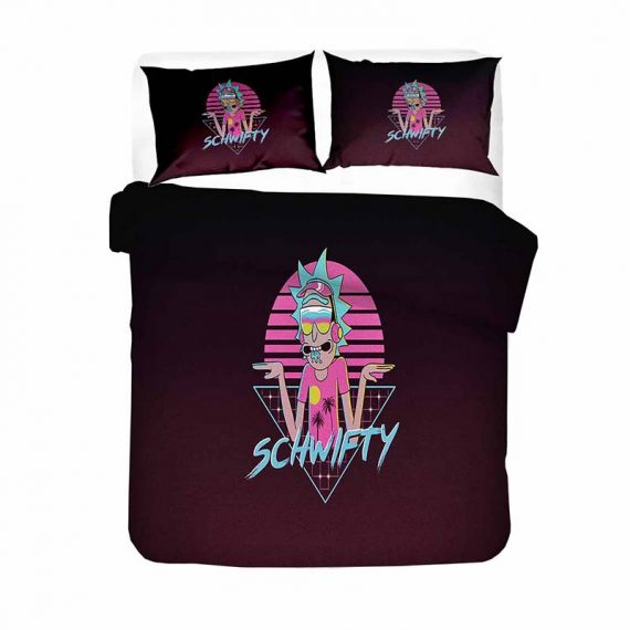 Rick And Morty Bedding Set