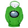 2020 new hot game Among Us printing adult Unisex green hoodie sweater sweatshirt