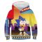 Hot New Sonic 3D Printing Kids Boy Girl Blue Yellow Sweater Hoodie