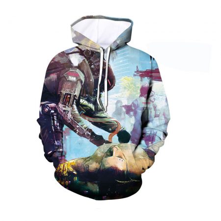 Cyberpunk 3D Printing Adult Unisex Hoodie Sweater