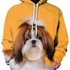 Cool And Cute Dog Print Style Sweatshirt For Men And Women