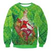 Merry Christmas Beautiful Snow White Sweatshirts Christmas Hoodies  For Ladies