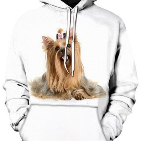 Men And Womens Cute Dog Print Hoodie