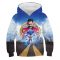 Hot New Sonic Printing Kids Boy Girl Light Blue Sweater Hoodie
