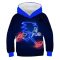 Hot New Sonic Printing Kids Boy Girl Black Red Blue Sweater Hoodie
