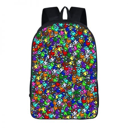 College Fashion And Personalized Backpack Among Us Knapsack