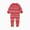 Cute and Funny Bear And Reindeer Infant Pajamas Christmas Onesies