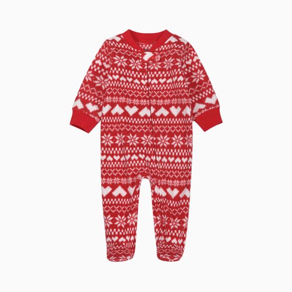 Cute and Funny Bear And Reindeer Infant Pajamas Christmas Onesies