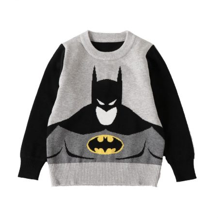 Cool Gray Batman Ugly Christmas Superhero Sweaters