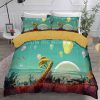 Three Pieces Rick And Morty Bed Sheets