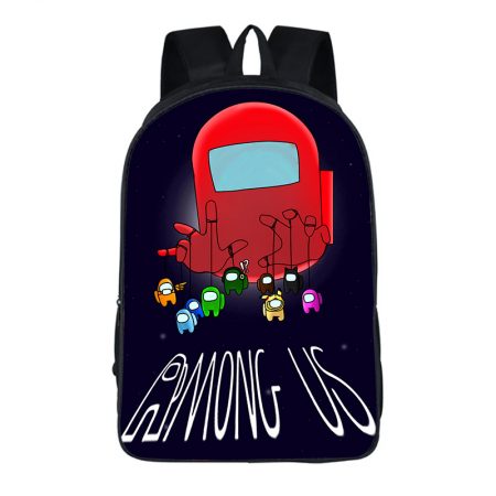 School Bookbag Among Us Backpack For Girls And Boys