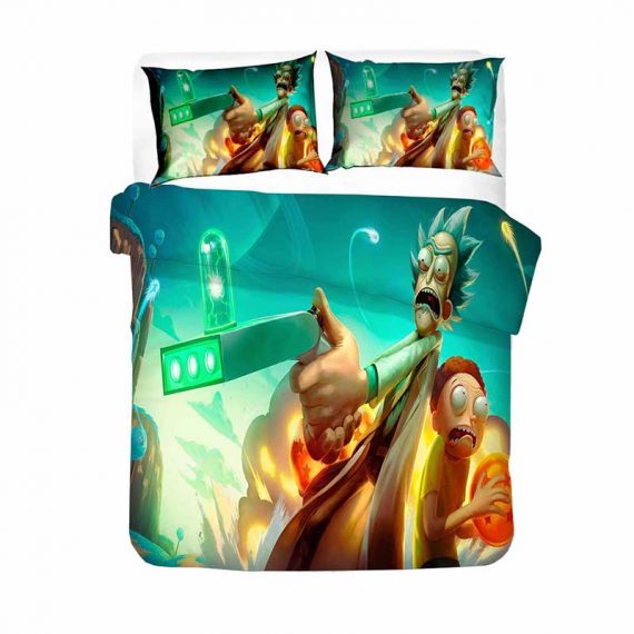 Rick And Morty Bed Comforter Set