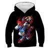 Hot New Sonic 3D Printing Kids Boy Girl Black Red Sweater Hoodie