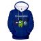 hot Among Us printing adult Unisex Navy blue hoodie sweater sweatshirt