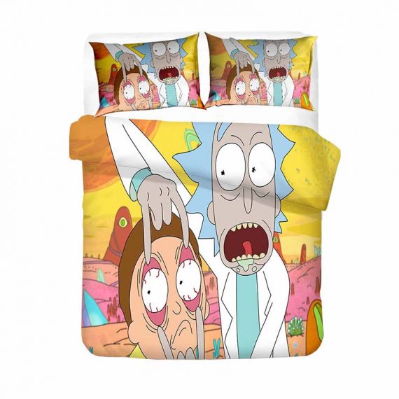 Rick And Morty Duvet Cover Comforter Set