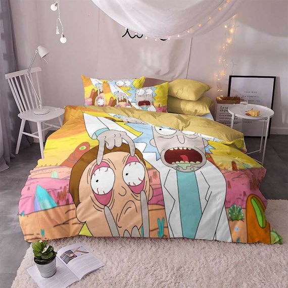 Rick And Morty Duvet Cover Comforter Set