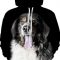 Black Plus Size Hoodie Adults Animal Sweatshirt