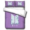 3D Style Comforter Bts Bed Set