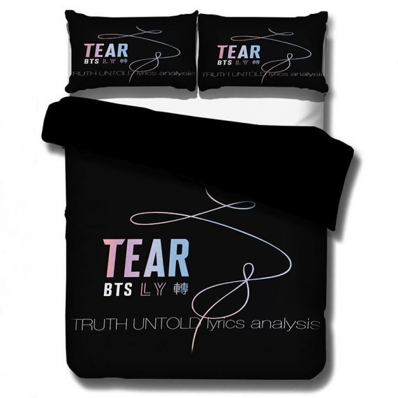 Bts Bed Sheets 3D Style Comforter Set
