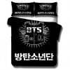Bts Bed Sheets 3D Style Comforter Set
