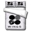 Bts Bed Cover Three Picecs Comforter Set
