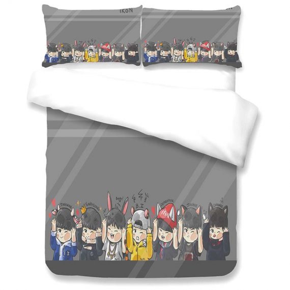 Bts Comforter Set 3D Print Duvet Cover