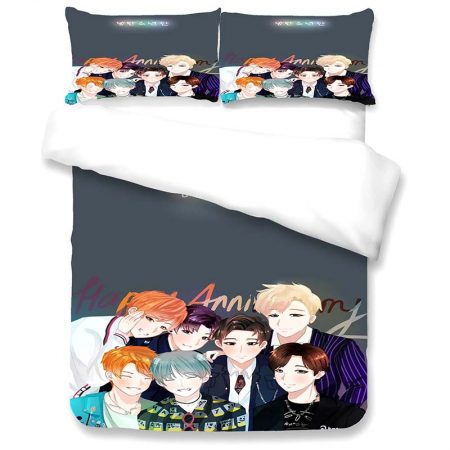 Bts Bedding Sets 3D Print Comforter
