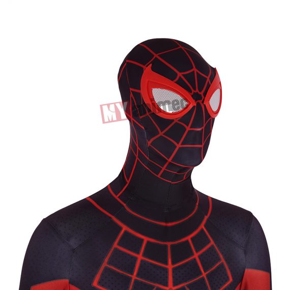 2021 PS5 Spiderman Cosplay Jumpsuit Miles Morales costume