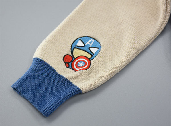 Blue Captain America Ugly Christmas Superhero Sweaters