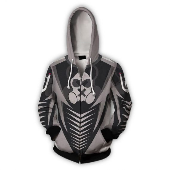 rainbow six siege operator hoodies adult zipper sweatshirt
