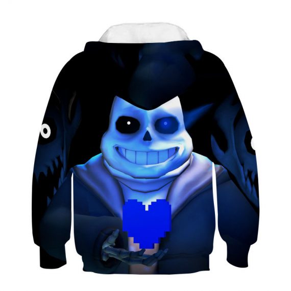 kids pullover sweatshirt 3d style undertale sans hoodie