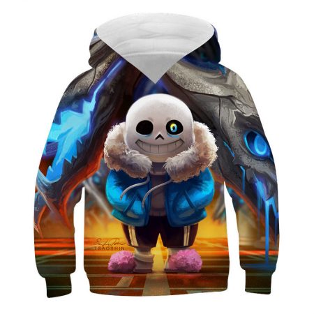 boys pullover undertale sweatshirt printing sans hoodie