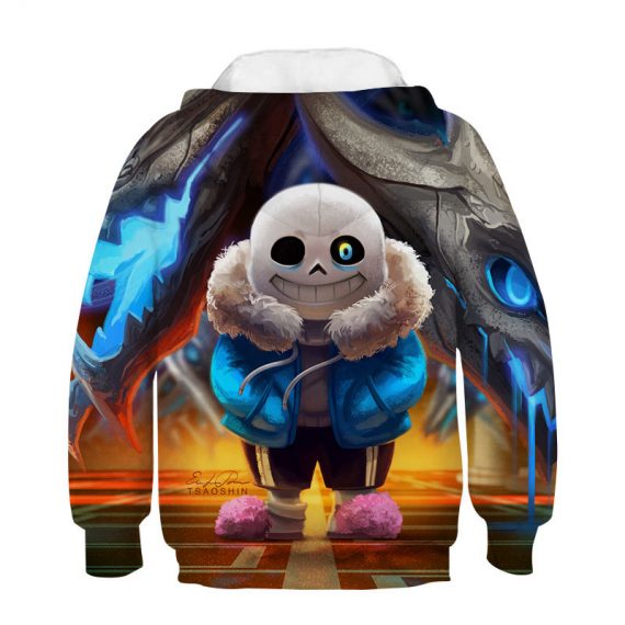 boys pullover undertale sweatshirt printing sans hoodie