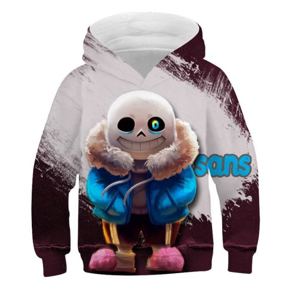 boys pullover undertale sweatshirt printing sans hoodie