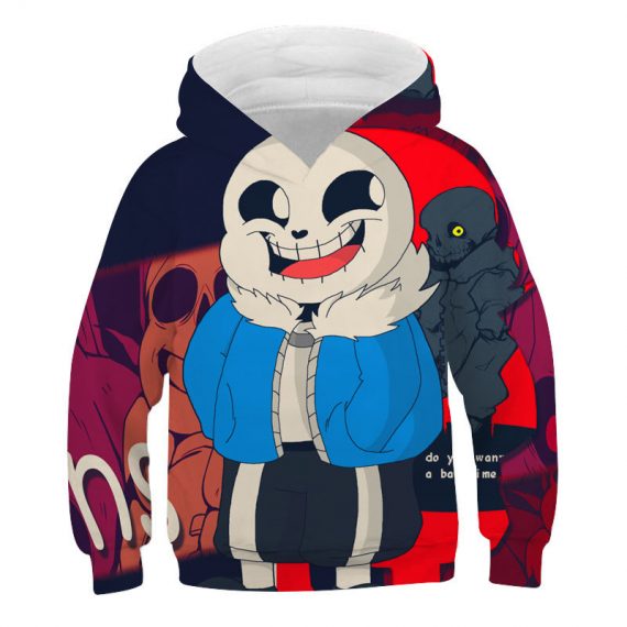 boys pullover undertale sweatshirt printing sans hoodie