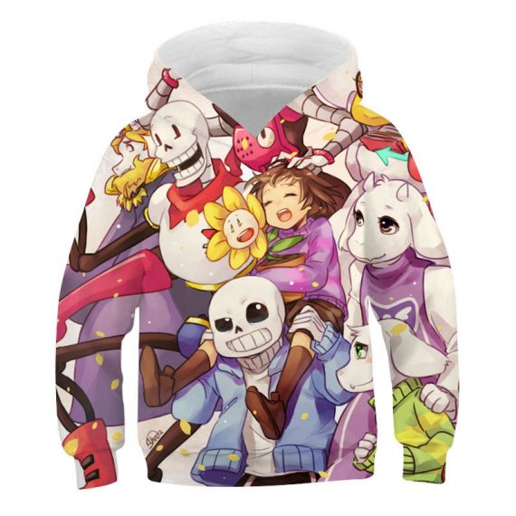 game 3d pullover undertale sans hoodie for boys and girls