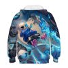 game 3d pullover undertale sans hoodie for boys and girls