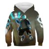 kids game pullover sweatshirt undertale sans hoodie 3d style