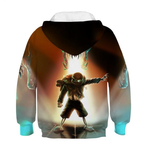 kids game pullover sweatshirt undertale sans hoodie 3d style
