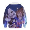 boys undertale sans hoodie skull print pullover sweatshirt
