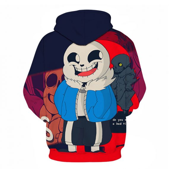 adult anime game pullover sweatshirt undertale sans hoodie