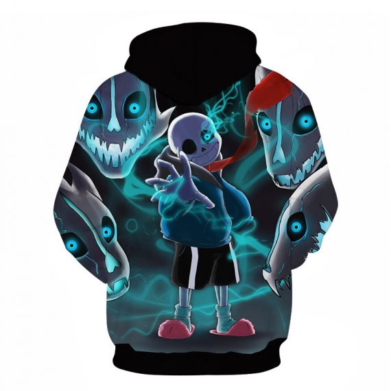 3D style adult undertale sweatshirt unisex sans hoodie